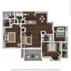 3 bedroom 2 bath floor plan A 3 bedroom 2 bath floor plan A at Canopy Glen, Norcross, Georgia